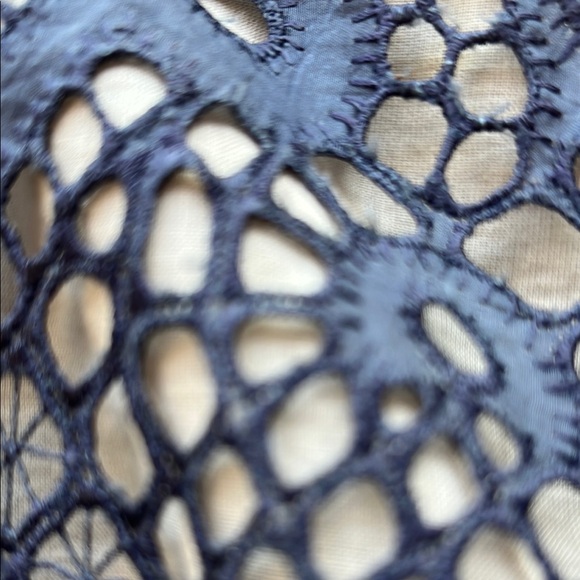 Vintage Bluish Gray color and cream contrast detailing Sleeveless Midi Sundress - Picture 11 of 15